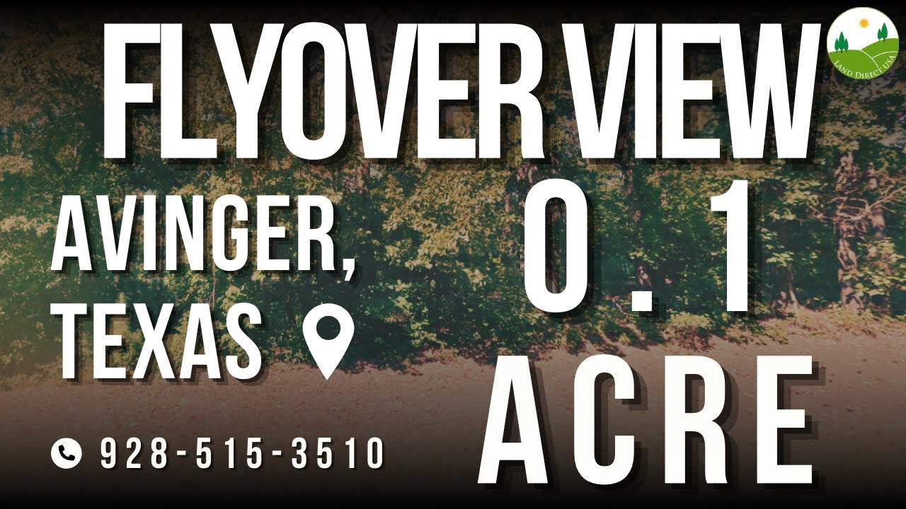 Fly Over - 0.1  acre land for sale in Avinger, Texas [37766]