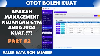 Software Gym 3.0. Alur Data Non Member. Aplikasi Management Keuangan Gym Versi 3.0 screenshot 1