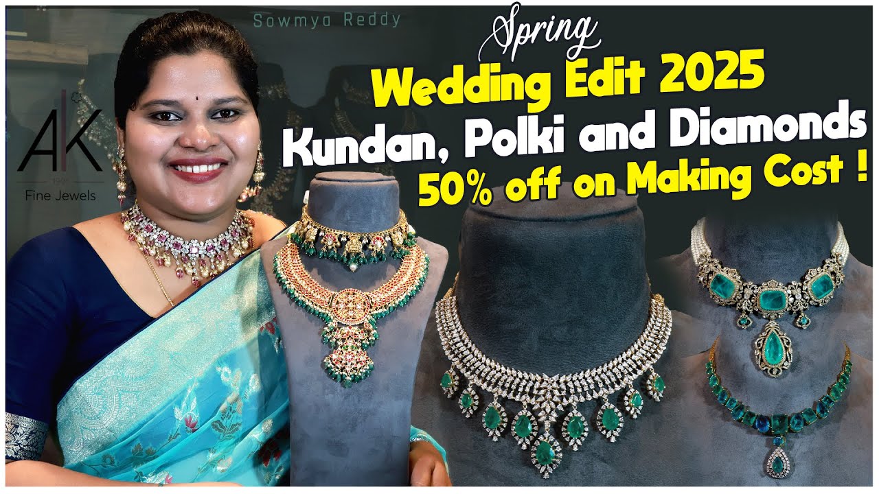 Jaw-Dropping Diamond & Polki Bridal BLING! You WON'T Believe Your Eyes! ✨