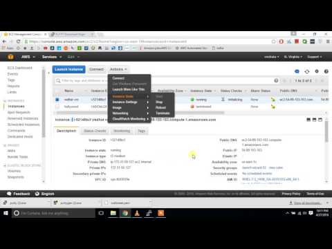 How to create redhat linux instance in AWS and how to access it from windows putty client #video 2