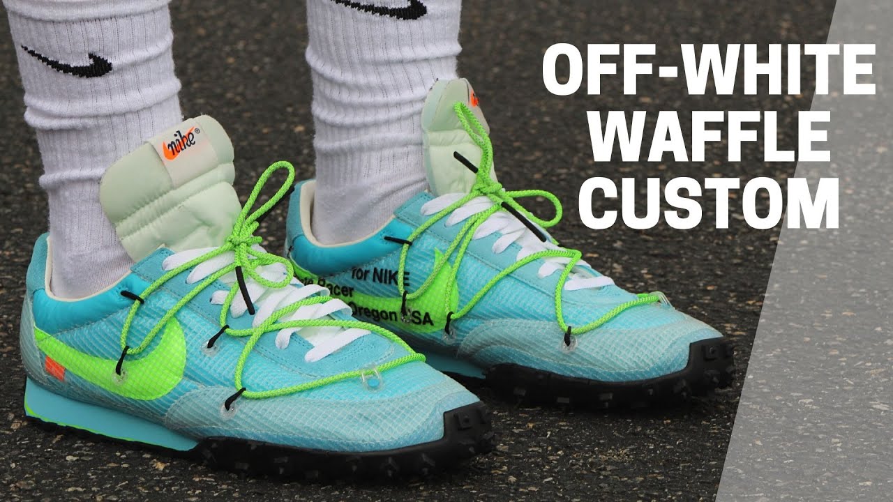 CUSTOM TUTORIAL NIKE OFF WAFFLE RACER -