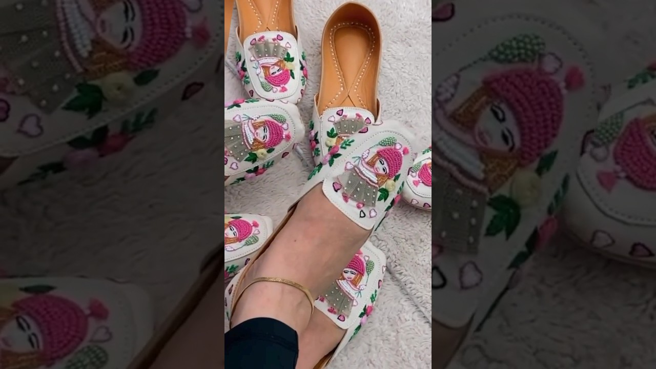 new design embroidery jutti 