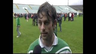 2012 Damien Murray Coolderry & Liam Watson Lougheil Shamrock Interviews after The All Ireland Club H
