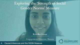 [4/5] Why we can't make causal inferences from the SSGN measure