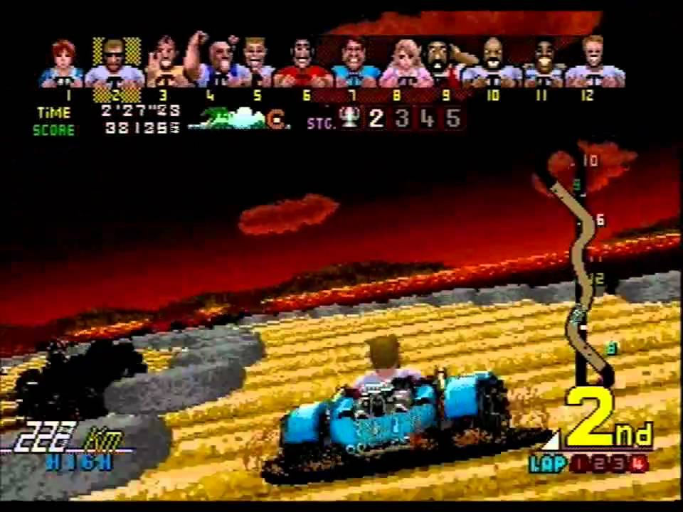 Power Drift SEGA Saturn Course C