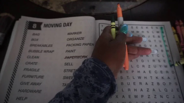 👅 ASMR Chewing Gum | Crossword Puzzle |Brush Markers Crayon Pencil Sounds