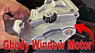 How To Replace 85 Monte Carlo Window Motor Gm G Body Window Motor Replacement
