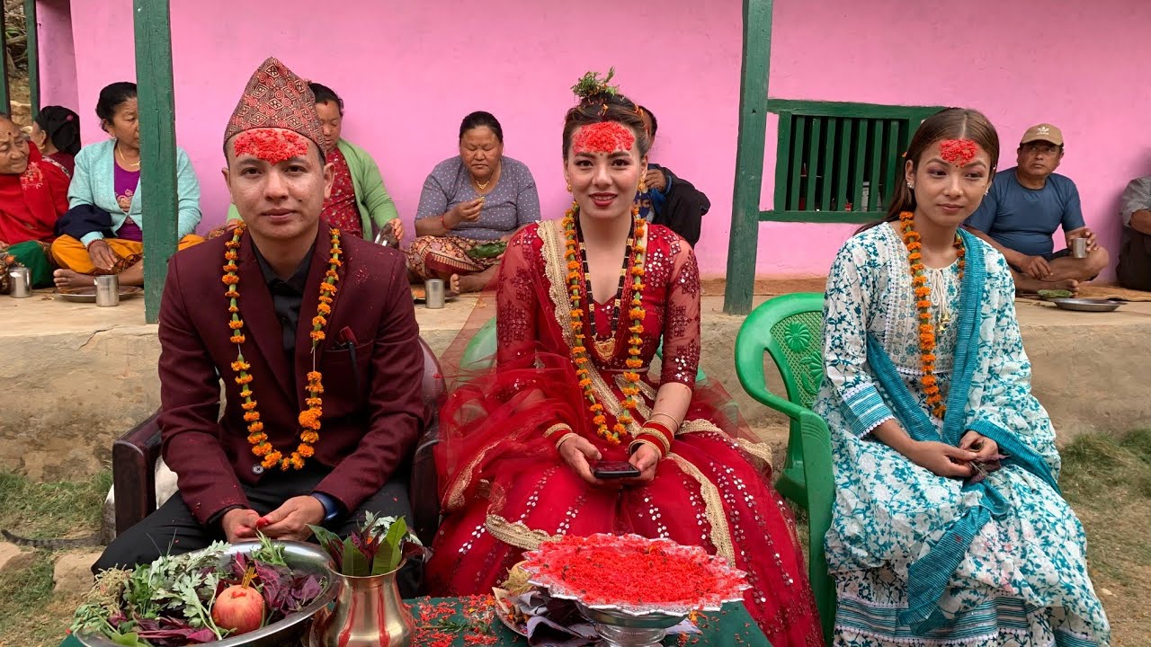 SMALL WEDDING CEREMONY in NEPALI VILLAGE।।🇳🇵❤️ FULL VIDEO।। ApR 4,2024