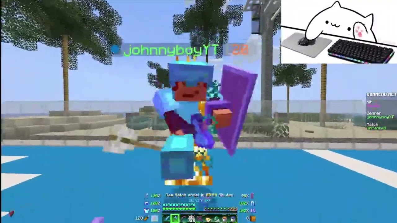 Ich gehe ins nether auf mein Survival server