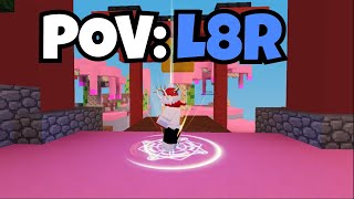 POV: You're in L8R CLAN.. (Roblox Bedwars) Resimi