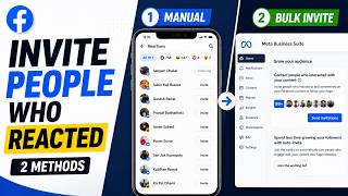 كيفية دعوة كل من تفاعل مع منشورات صفحتك على فيسبوك (طريقتان) screenshot 3
