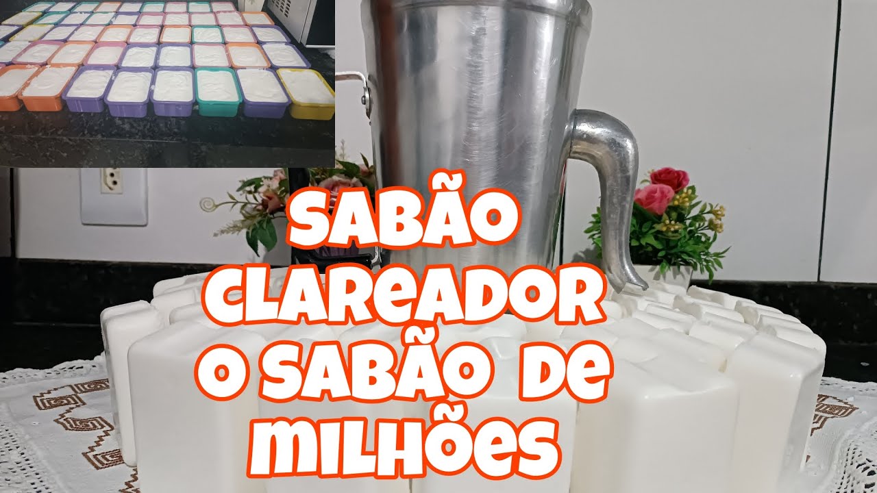 Sabão clareador ,o  sabão com milhões de visualizações,😍😍😊