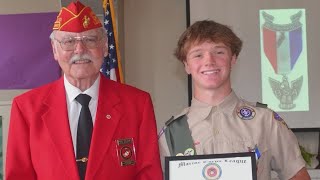 Davidson County student presented with J. Howard Coble scholarship