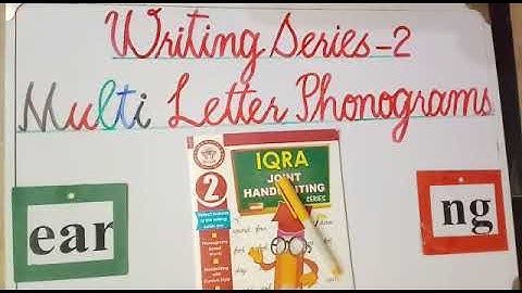 VI ENGLISH (WRITING SERIES-2) LESSON # 13 DATED: 22-6-2020 TOPIC: MULTI LETTER PHONOGRAMS