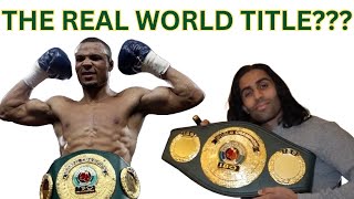 The TRUTH about the IBO World Title.