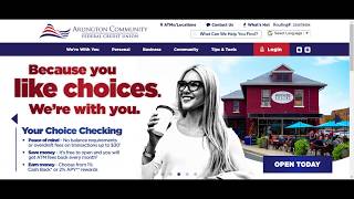 Arlington Community FCU | Online Banking Registration (Part 1)
