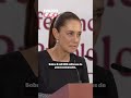 Sheinbaum informó que su gobierno está trabajando para disminuir el precio del combustible.