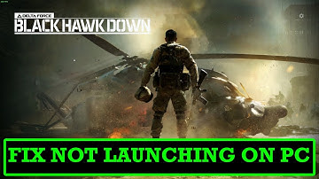 How To Fix Delta Force Black Hawk Down Won