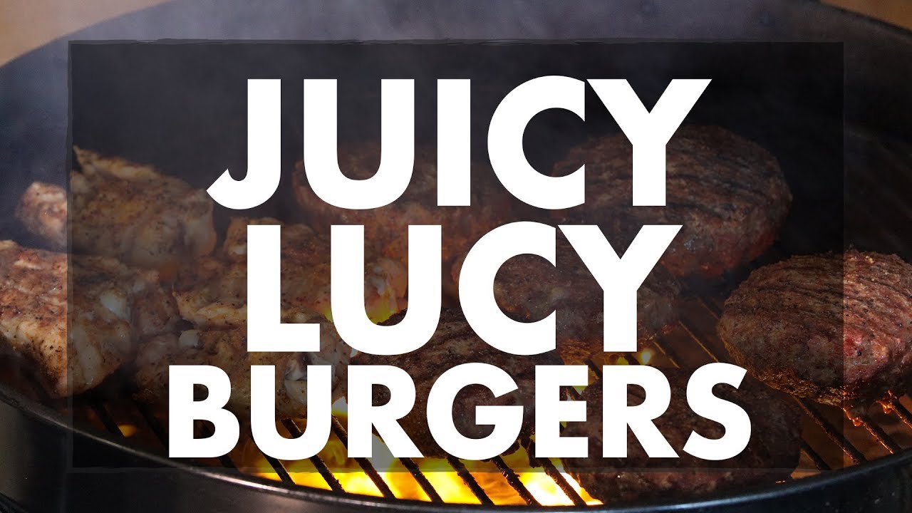 Juicy Lucy Burgers with Chef Greg REC TEC Grills YouTube