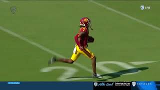 Calen Bullock takes it 93 yards for a USC pick-6 ‼