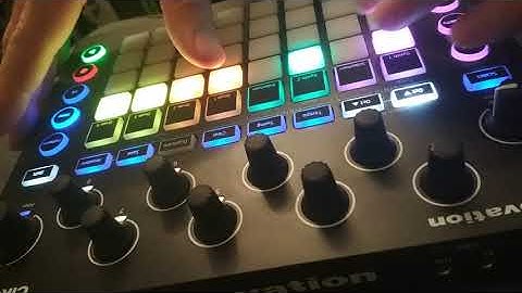 Novation circuit session with the patches from Ali the Architect
