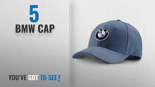 Top 10 Bmw Cap [2018]: BMW Genuine Collection Emblem Peaked Cap Adjustable Hat Steel Blue