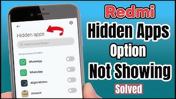 Redmi Hidden Apps Option Not Showing | How to Hide Apps in MIUI 13 | App Hide kaise kare Redmi