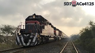 Que empiece la Temporada de Granoleros!🚂 El tren ya no pita en Patio😯 1er Grano🇲🇽 EMDX 7237 NEGRA