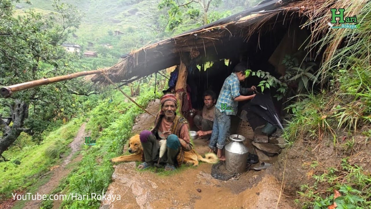 Traditional Life in Nepali Mountains | Family Daily Life | Organic Food Cooking in Countryside Life
