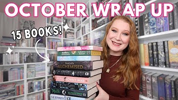 every book I read in October 💘 15 Books! | October Reading Wrap Up