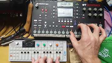 octatrack + op-1 = flex machine // finger drumming jam