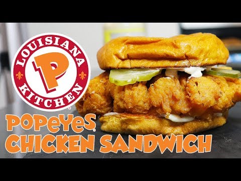 Homemade Popeyes Chicken Sandwich recipe (CDIC comedy cooking)