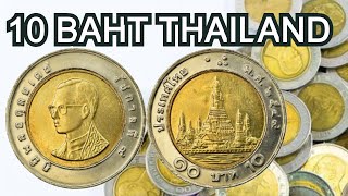 Uang Kuno & Langka KOIN CANTIK 10 BAHT THAILAND