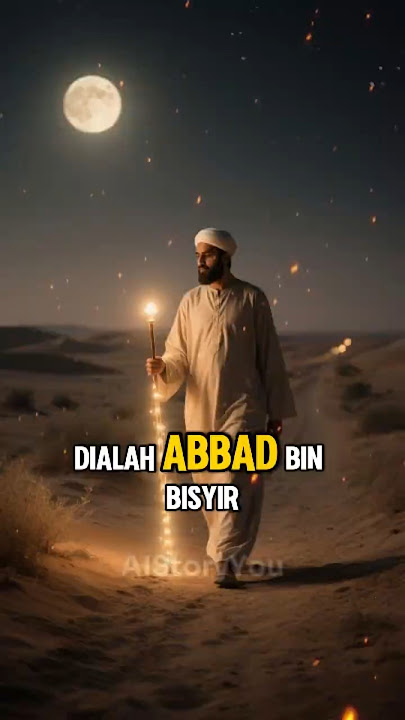 Abbad bin Bisyir – Pemilik Tongkat Bercahaya #shorts #sahabatnabi  #shortsislami #sejarahislam