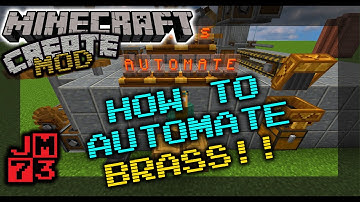 How to Automate BRASS production! Ep.3 Minecraft Create Mod