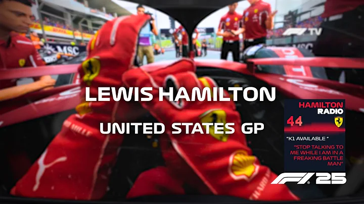 ULTRA REALISTIC F1 25 - Lewis Hamilton Ferrari SF-25 United States GP
