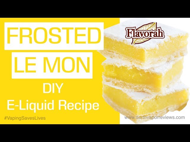 Frosted Le Mon | DIY E-Liquid Recipe | Flavorah