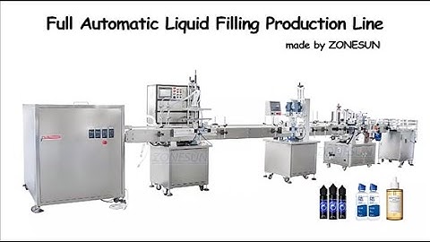How To Use 4 Heads Magnetic Pump Round Bottles Liquid Filling Capping Labeling Machine