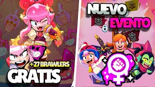 ¡28 BRAWLERS GRATIS! 💀 +200% de MAESTRÍA Y MÁS | BRAWL STARS #brawllikeagirl