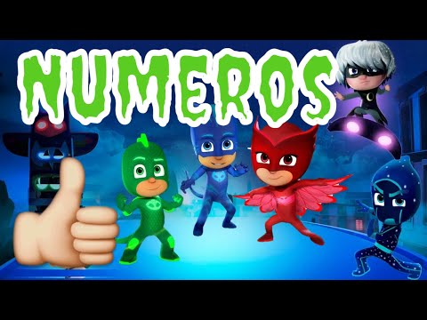 numeros 6 PJ MASKS LOS NÚMEROS - playing with pj masks toys