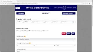 Details Manual Online Reporting Instructions Update