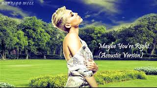 Miley Cyrus - Maybe You're Right (Acoustic Version)
