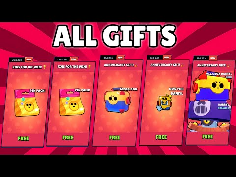 All Anniversary Gifts Brawl Stars 1 9day 2021 Youtube - all anniversary gifts brawl stars