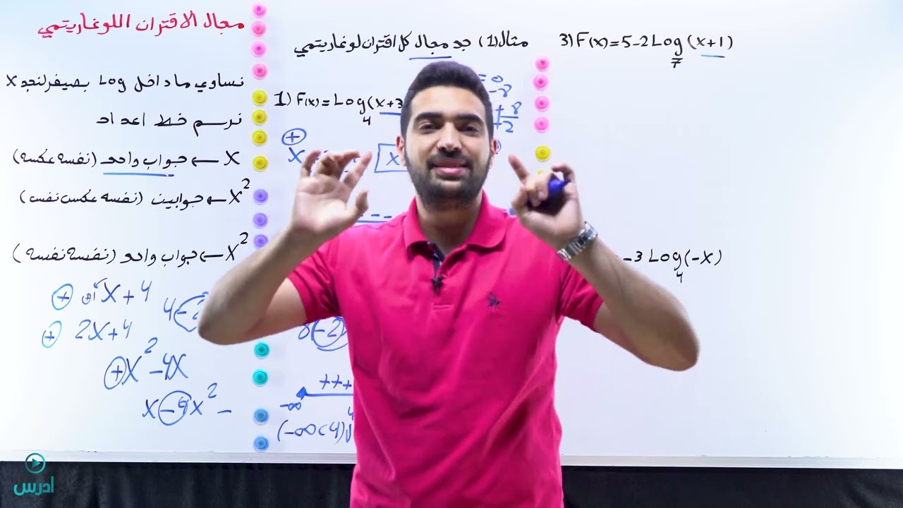 الاقترانات اللوغاريتمية 2 - الأستاذ مهند جدوع