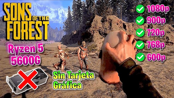 ASI ES SONS OF THE FOREST SIN TARJETA GRAFICA, Intel UHD 630