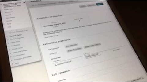 How to use iPad with Blackboard part 2