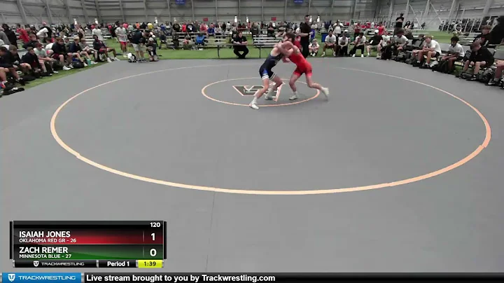 120 Lbs Semis & 1st Wrestleback (8 Team) - Isaiah ...