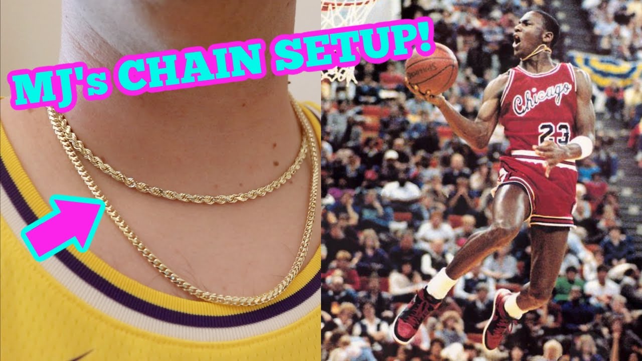How to GOLD Chain Like MIKE! Michael Jordan gold chain review