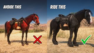 6 PERFECT SIZE Horses for Arthur in Chapter 2 | RDR2