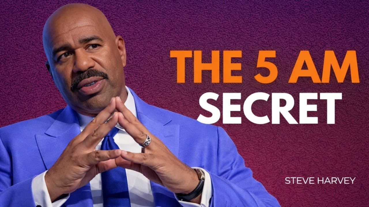 Wake Up at 5 AM & Transform Your Destiny | Steve Harvey Motivation